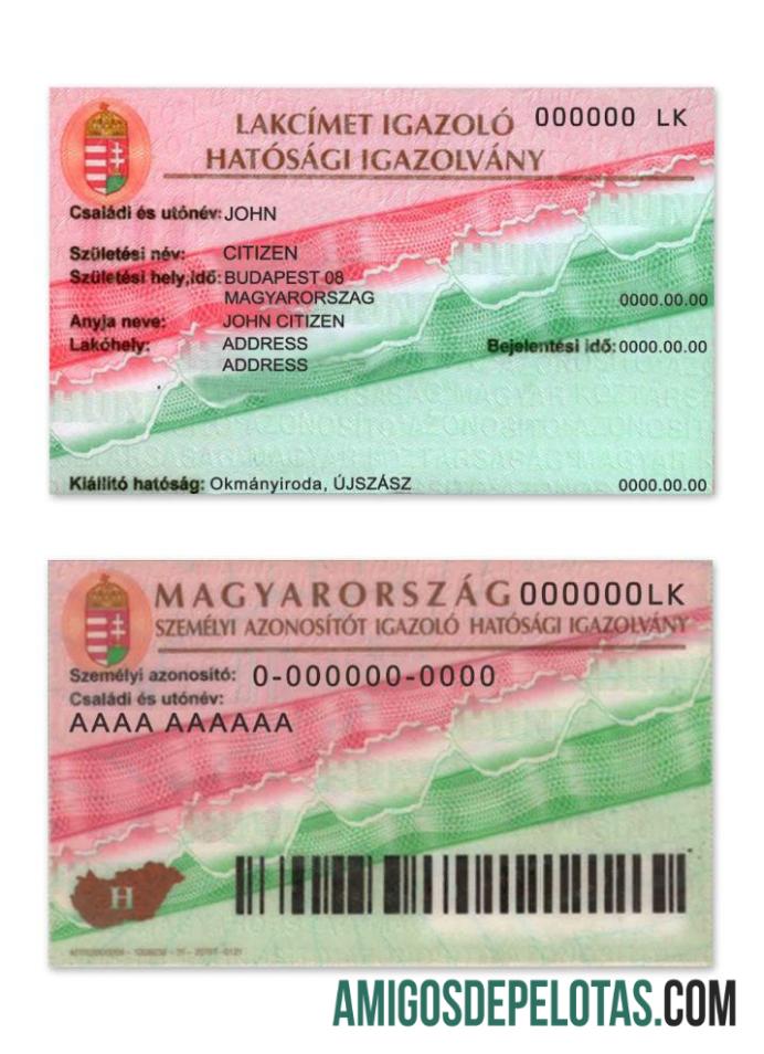 Certificado de comprovante de residência na Hungria baixar para verificação